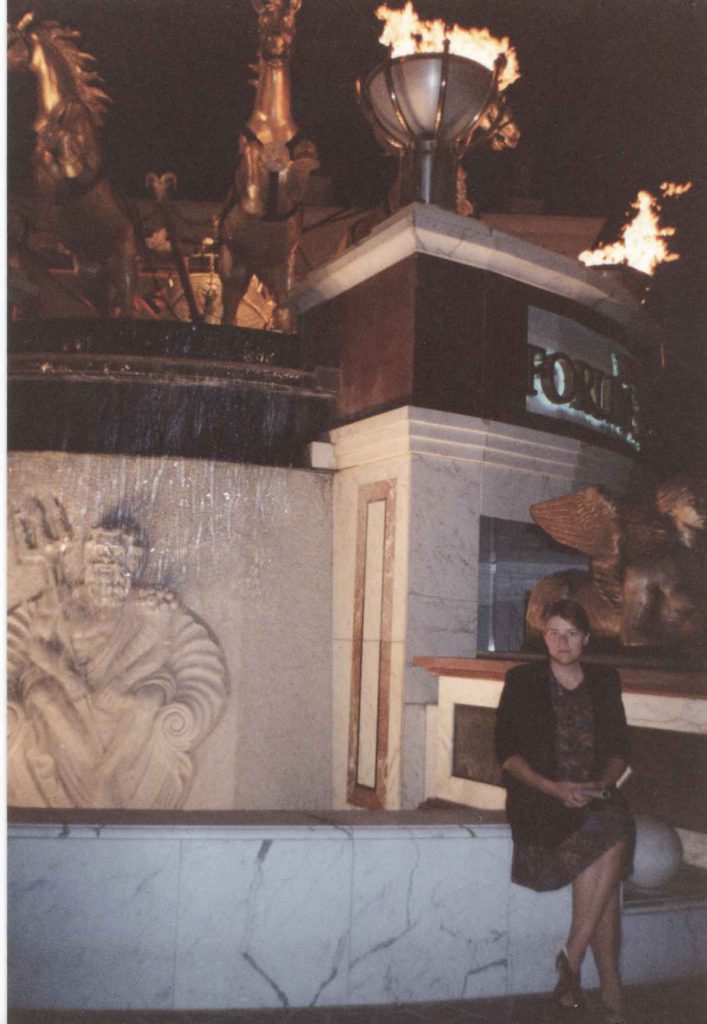 Лас-Вегас. 1993 год. Я беременная двойней тут