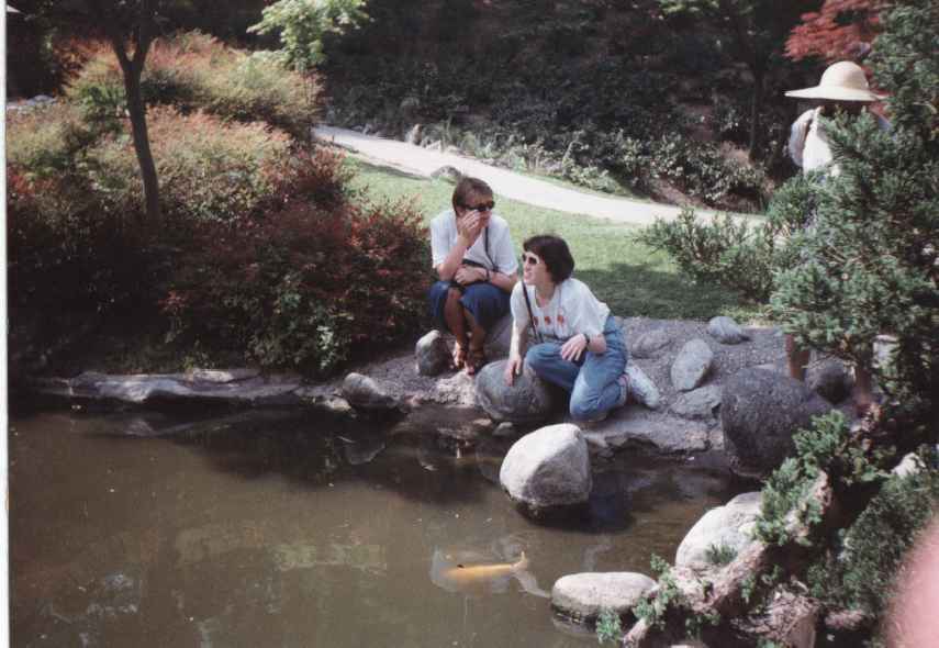 1992–1993 учебный год. Ботанический сад в Калифорнии. С мой подругой Ольгой Швецовой